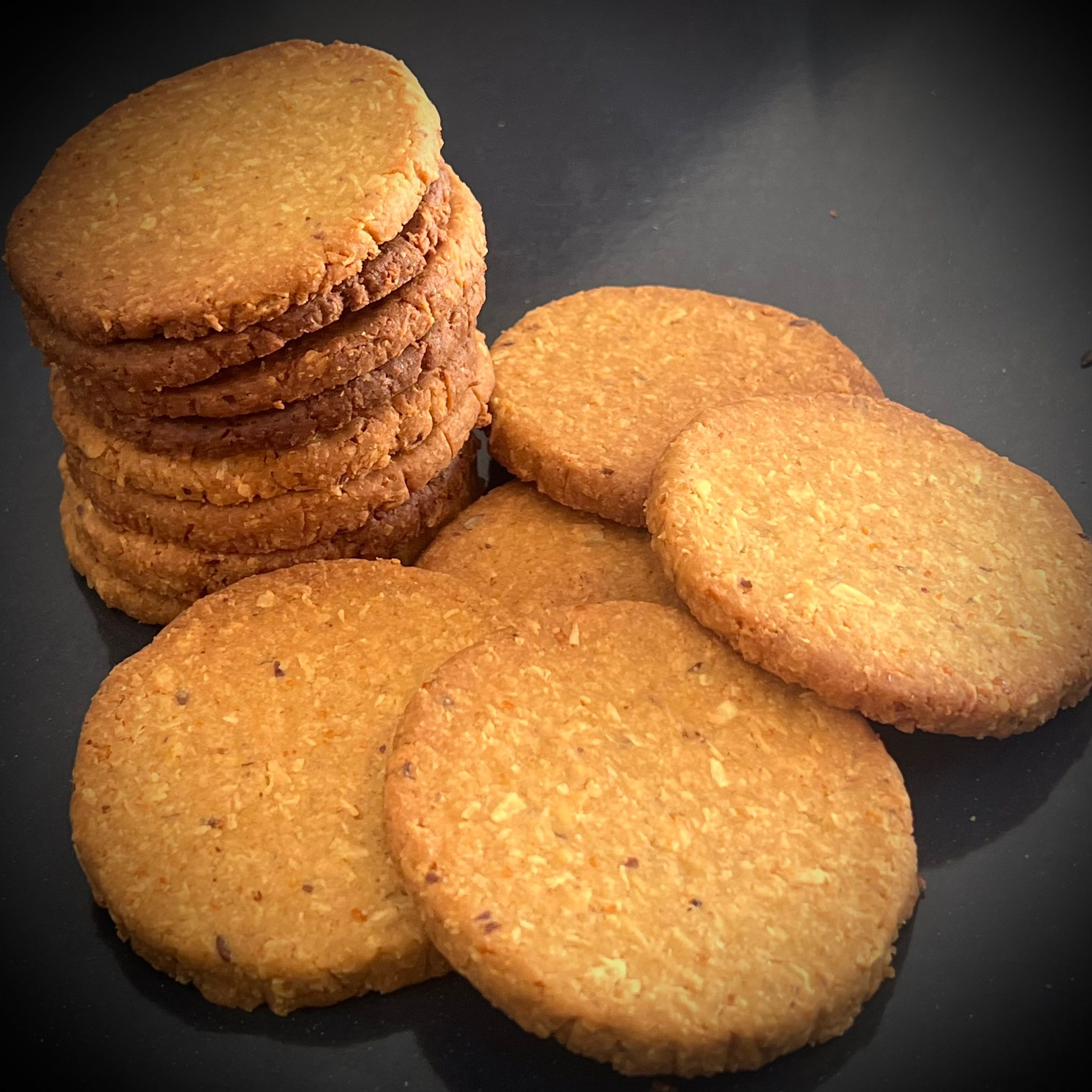 Biscoitos sem glúten Coco e laranja (Vegan) 250g