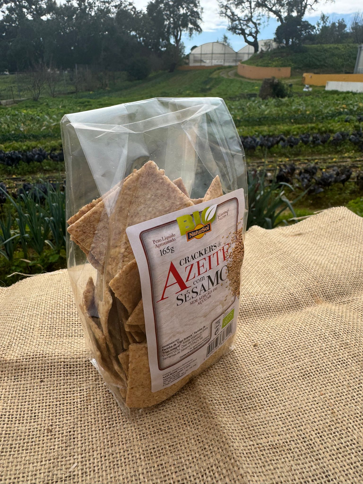 Crackers de Azeite com Sésamo 165g