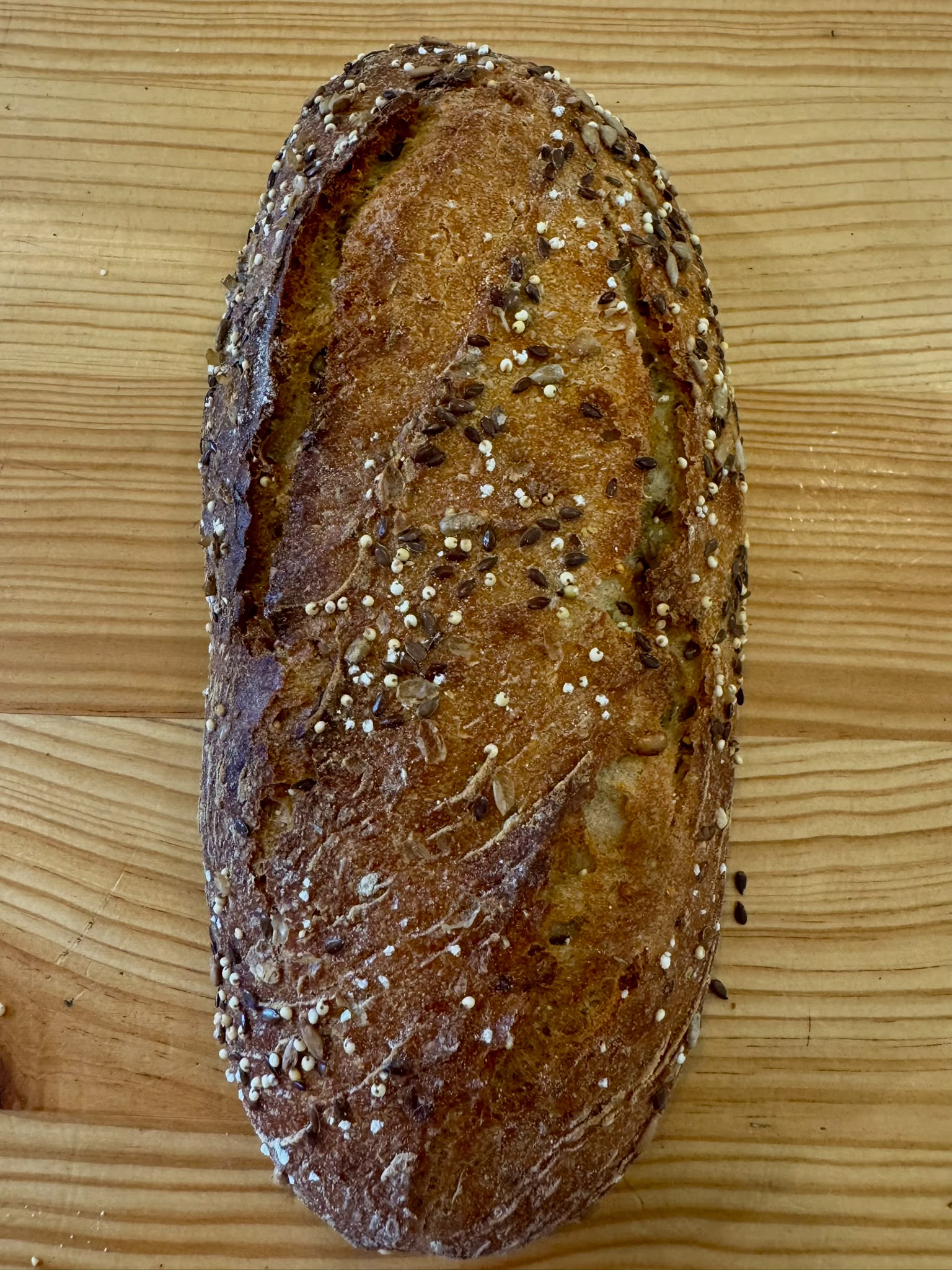 Pão Bio Espelta com sementes